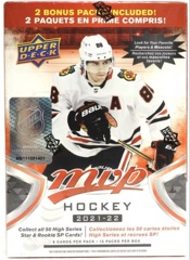 2021-22 Upper Deck MVP NHL Hockey BLASTER Box